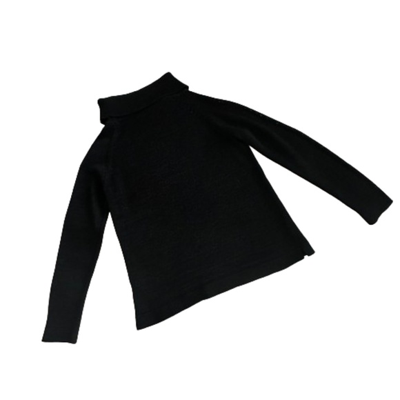 Josephine Chaus Women's Sm Black Knit Stretch Long Sleeves Cowl Neck Sweater Top - Picture 6 of 16